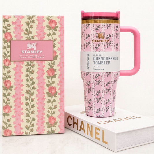 Stanley x Love Shack Fancy - Tumbler Quencher Pink 40oz
