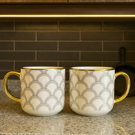 Luxury Ceramic Mug Pair