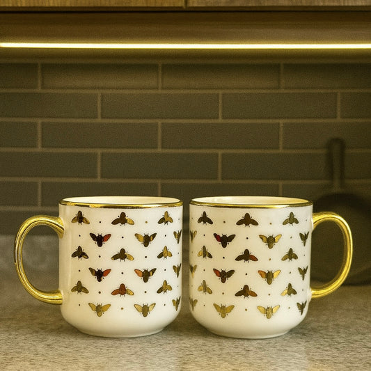 Diamond Star Pattern Mug Pair